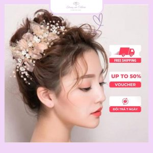 Kiểu tóc cô dâu dịu dàng