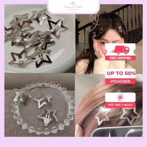 Phụ kiện tóc kẹp mái ngôi sao