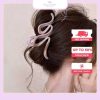 kẹp tóc hình chữ s màu tím