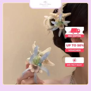 Kẹp tóc sao biển rực rỡ nhất mùa hè