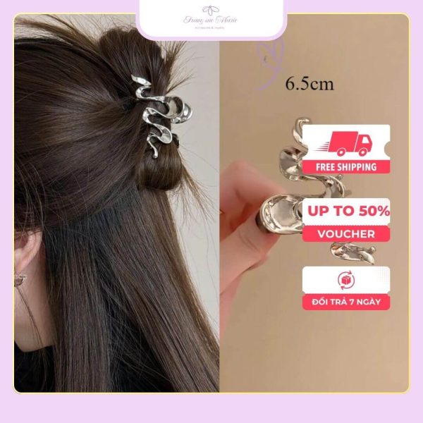 Kẹp tóc hợp kim loại độc đáo