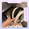 Băng đô quấn tóc nữ chấm bi dễ thương