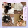 Dây buộc tóc nơ 2 màu xinh yêu