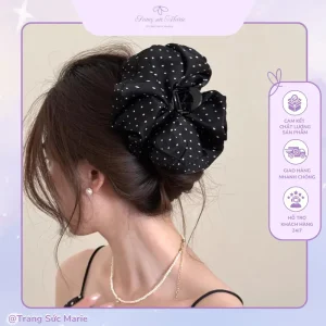 Kẹp tóc cá mập màu đen