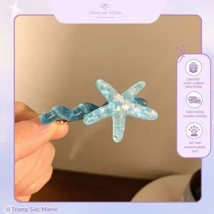 Phụ kiện tóc màu xanh